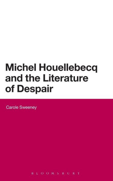 Michel Houellebecq And The Literature Of Despair (Continuum Literary Studies)