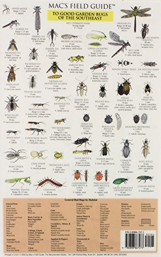 Mac's Field Guides To Southeast Garden Bugs (Mac's Field Guides)