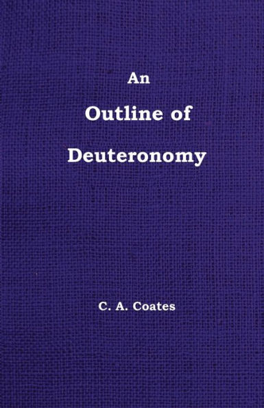 An Outline Of The Book Of Deuteronomy