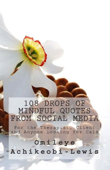 108 Drops Of Mindful Quotes From Social Media: For The Therapist, Client And Anyone Looking For Calm