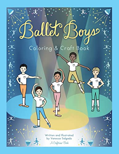 Ballet Boys Coloring & Craft Book (Crafterina? Book Series)