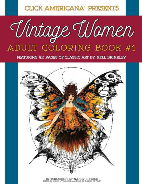 Vintage Women: Adult Coloring Book: Classic Art By Nell Brinkley