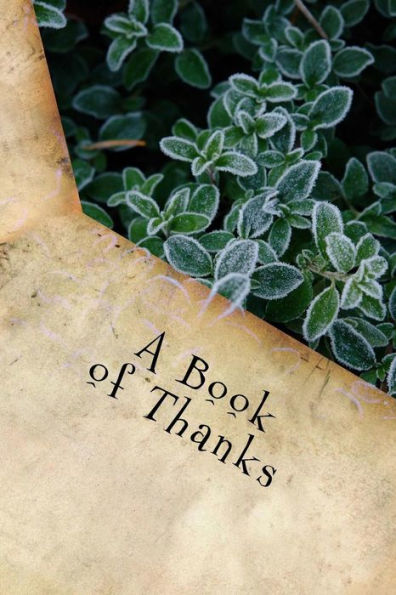 A Book Of Thanks
