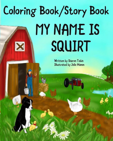 My Name Is Squirt Coloring Book Pages