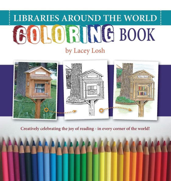 Libraries Around The World Coloring Book