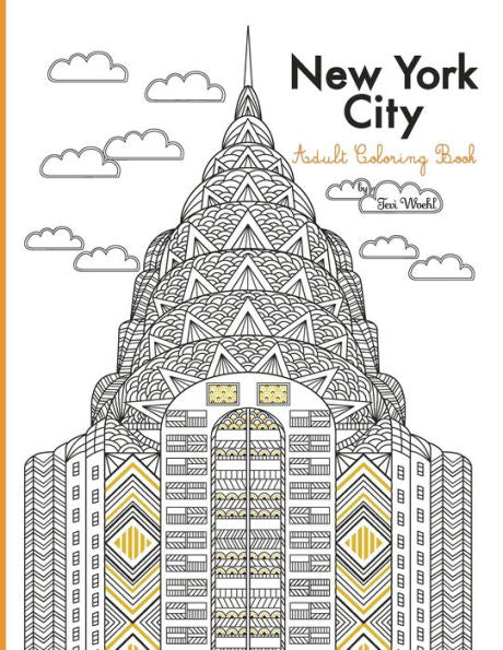 New York City Adult Coloring Book