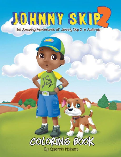 Johnny Skip 2 - Coloring Book: The Amazing Adventures Of Johnny Skip 2 In Australia (Multicultural Book Series For Kids 3-To-6-Years Old) (1)