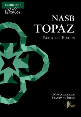 Nasb Topaz Reference Edition, Black Goatskin Leather, Ns676:Xrl