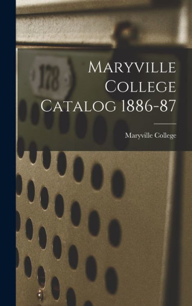 Maryville College Catalog 1886-87