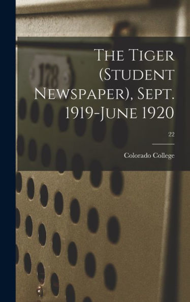 The Tiger (Student Newspaper), Sept. 1919-June 1920; 22