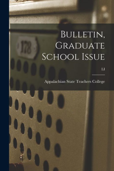 Bulletin, Graduate School Issue; Li