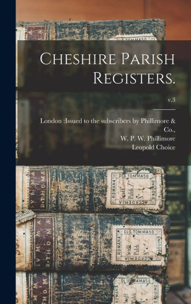 Cheshire Parish Registers.; V.3