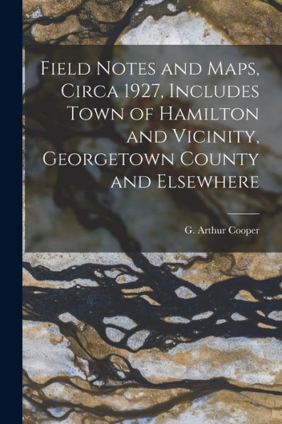 Field Notes And Maps, Circa 1927, Includes Town Of Hamilton And Vicinity, Georgetown County And Elsewhere