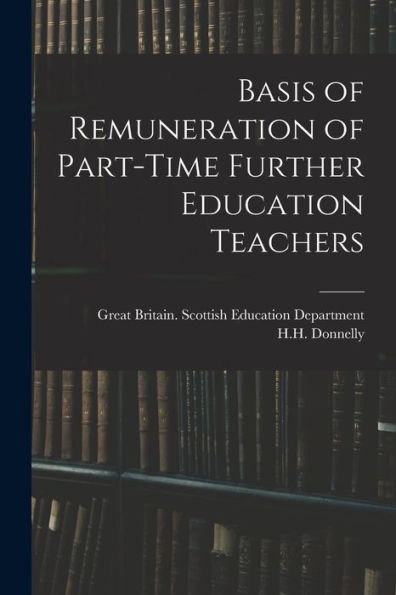 Basis Of Remuneration Of Part-Time Further Education Teachers