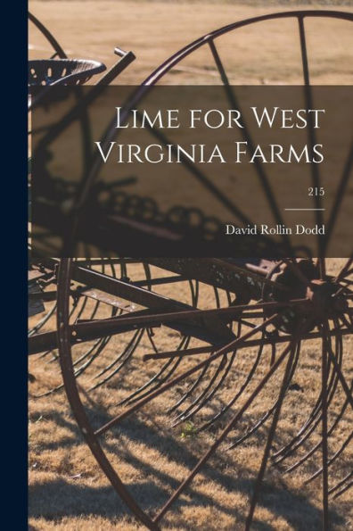 Lime For West Virginia Farms; 215
