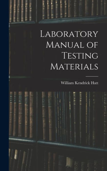 Laboratory Manual Of Testing Materials