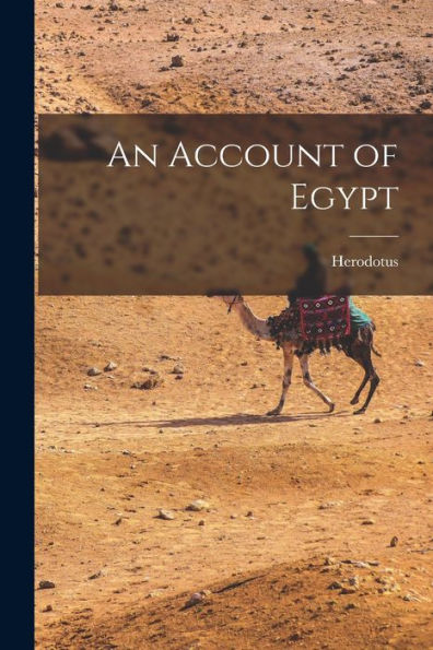 An Account Of Egypt