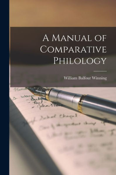 A Manual Of Comparative Philology