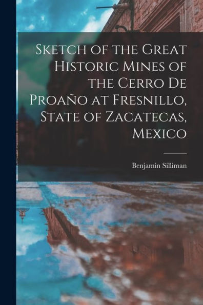 Sketch Of The Great Historic Mines Of The Cerro De Proaño At Fresnillo, State Of Zacatecas, Mexico