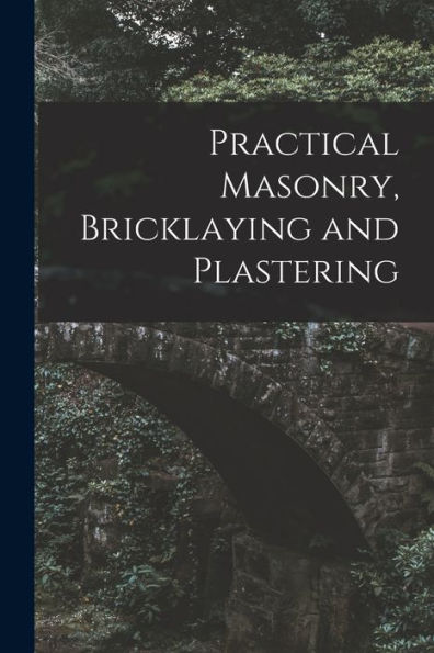 Practical Masonry, Bricklaying And Plastering