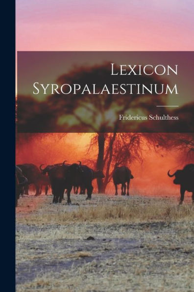 Lexicon Syropalaestinum (Latin Edition)
