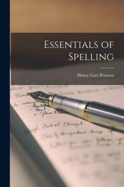 Essentials Of Spelling