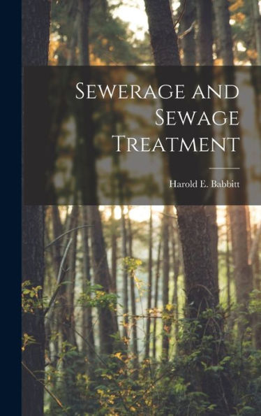Sewerage And Sewage Treatment