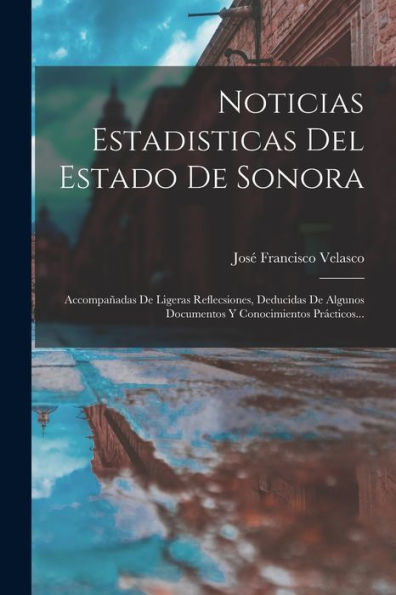 Noticias Estadisticas Del Estado De Sonora: Accompañadas De Ligeras Reflecsiones, Deducidas De Algunos Documentos Y Conocimientos Prácticos... (Spanish Edition)