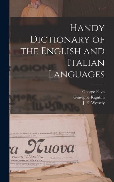 Handy Dictionary Of The English And Italian Languages