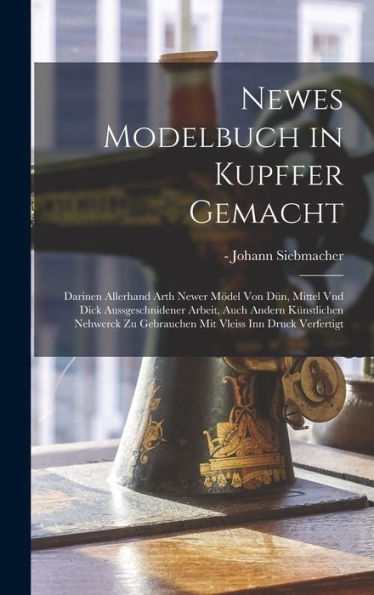 Newes Modelbuch In Kupffer Gemacht: Darinen Allerhand Arth Newer Mo?El Von Du?, Mittel Vnd Dick Aussgeschnidener Arbeit, Auch Andern ... Vleiss Inn Druck Verfertigt (German Edition)