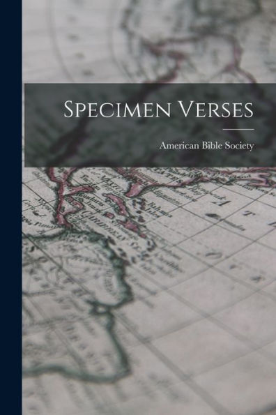 Specimen Verses