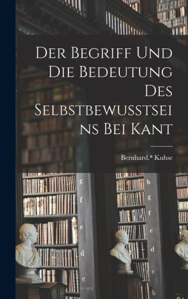 Der Begriff Und Die Bedeutung Des Selbstbewusstseins Bei Kant (German Edition)