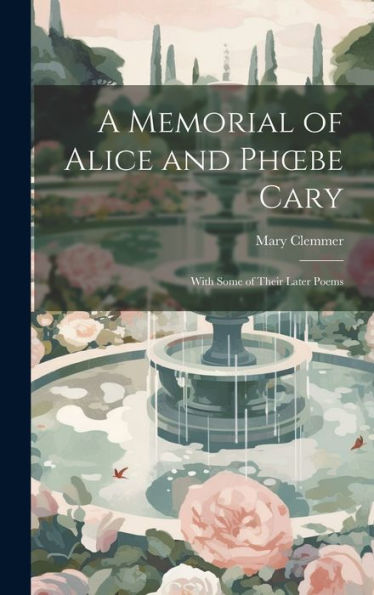 A Memorial Of Alice And Phoebe Cary: With Some Of Their Later Poems