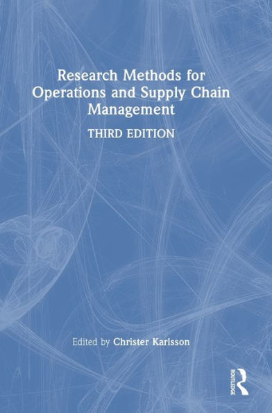Research Methods For Operations And Supply Chain Management
