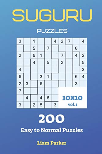 Suguru Puzzles - 200 Easy To Normal Puzzles 10X10 Vol.1