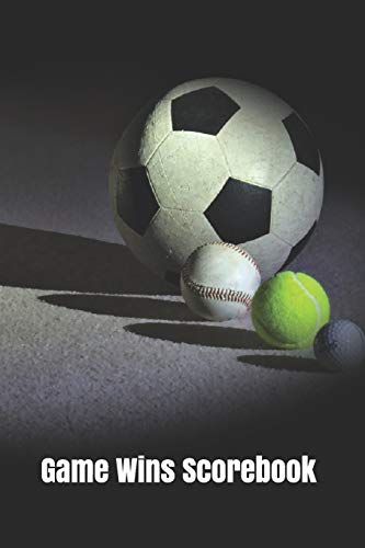 Game Wins Scorebook: Scorekeeper Data Counter Tally