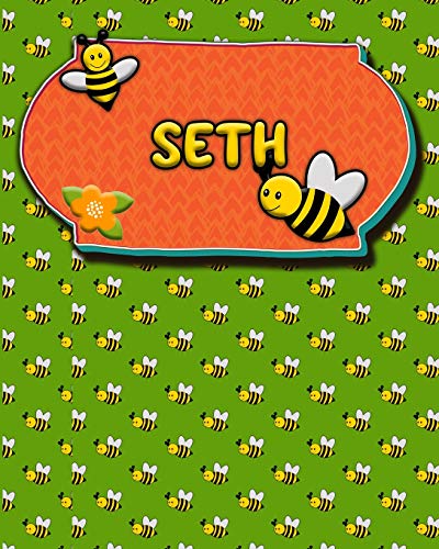 Handwriting Practice 120 Page Honey Bee Book Seth: Primary Grades Handwriting Book K-2