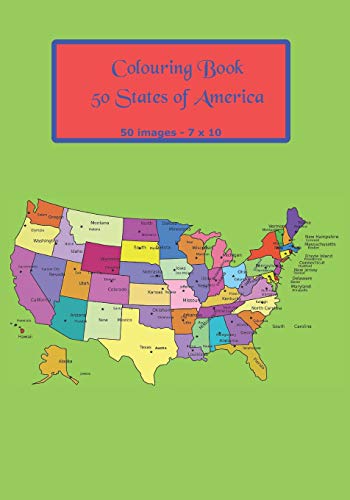 50 States Of America Colouring Book: Mandala | 7 X 10 | 50 Images
