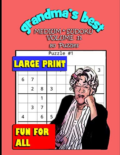 Grandma'S Best Medium Sudoku: Volume 11