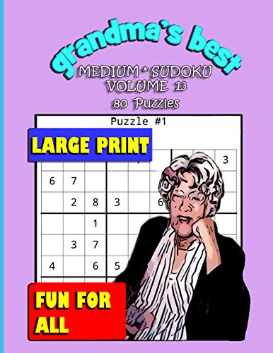 Grandma'S Best Medium Sudoku: Volume 13