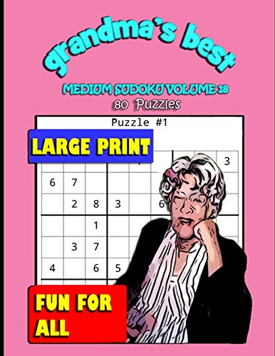 Grandma's Best Medium Sudoku: Volume 18