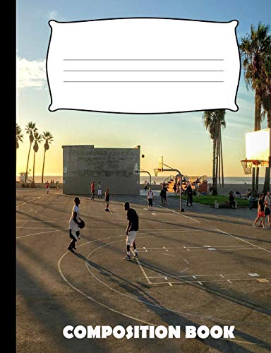 Composition Book: Basketball Composition Notebook Wide Ruled