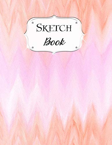 Sketch Book: Watercolor | Sketchbook | Scetchpad For Drawing Or Doodling | Notebook Pad For Creative Artists | #2 Pink Orange