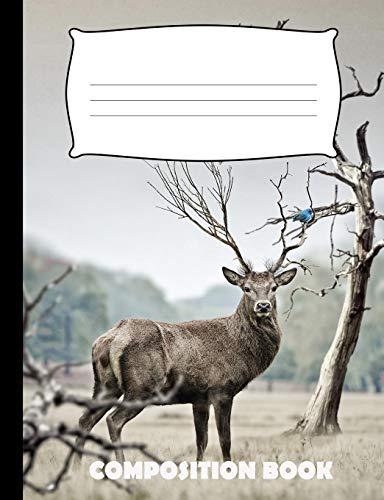 Composition Book: Hunting Composition Notebook Wide Ruled