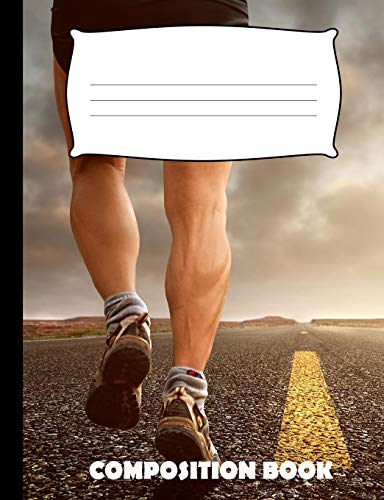 Composition Book: Jogging Composition Notebook Wide Ruled