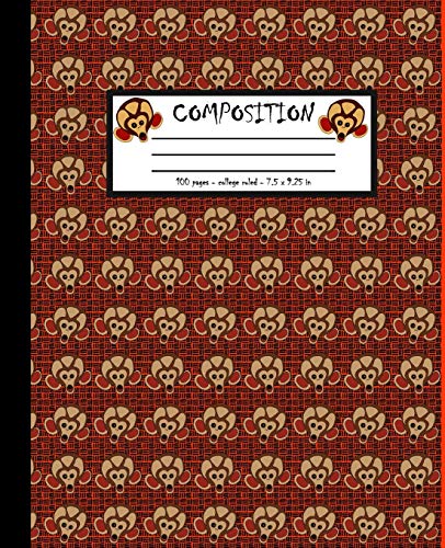 Composition: 100 Pages College Ruled 7.5 X 9.25 In - 9781073582389