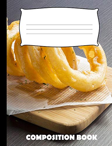 Composition Book: Onion Rings Composition Notebook Wide Ruled