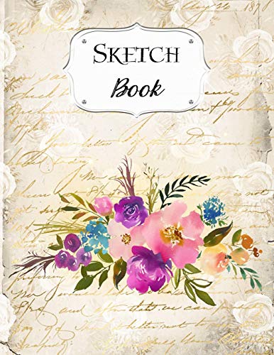 Sketch Book: Flower | Sketchbook | Scetchpad For Drawing Or Doodling | Notebook Pad For Creative Artists | #1 Ivory Pink