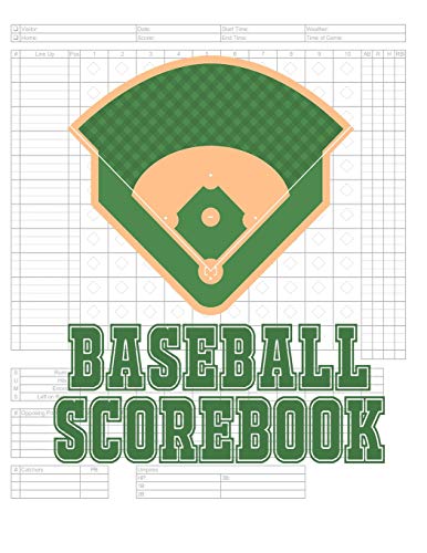 Baseball Scorebook: 100 Scoring Sheets Fur Baseball And Softball Games, Glover's Scorebooks, Large (8.5X 11) - 9781074023799