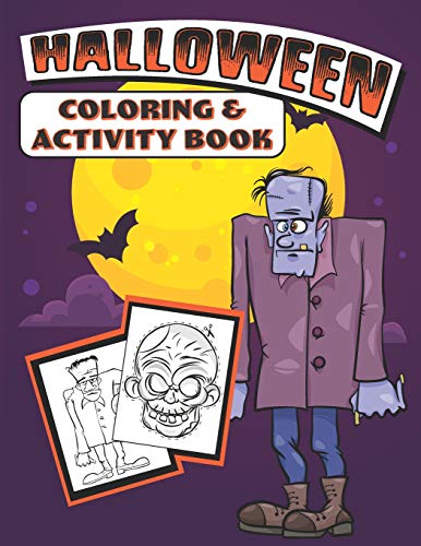 Halloween Coloring & Activity Book - 9781074029418